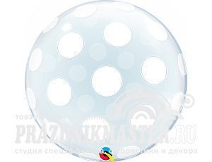 П Bubble Deco (20"/51 см) Горошек крупный 1шт