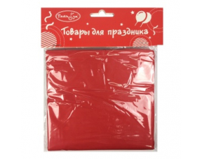 Скатерть полиэтиленовая Red 121х183 см 1 шт