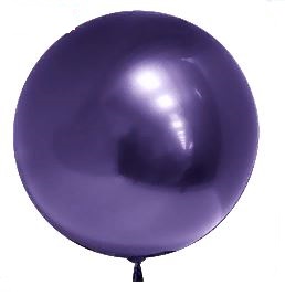 F Bubble Deco (18''/46 см) Фиолетовый Хром 1шт