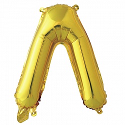 F Буква Л (16''/41 см) Золото 1шт