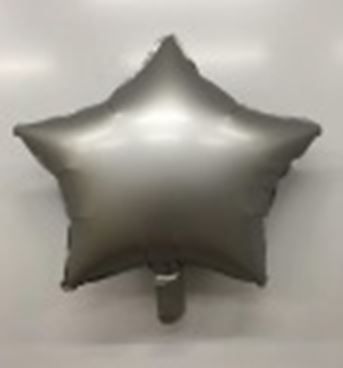 ПМ Звезда (18"/46 см) Серебро Silver Grey 1шт в интернет магазине Праздникмастер