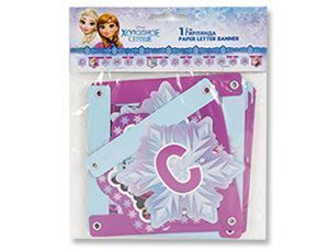 Гирлянда буквы С ДР Frozen Северное Сияние 200см 1шт фотография