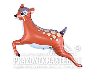 Ф Фигура (36''/91 см) Газель Коричневый 1шт