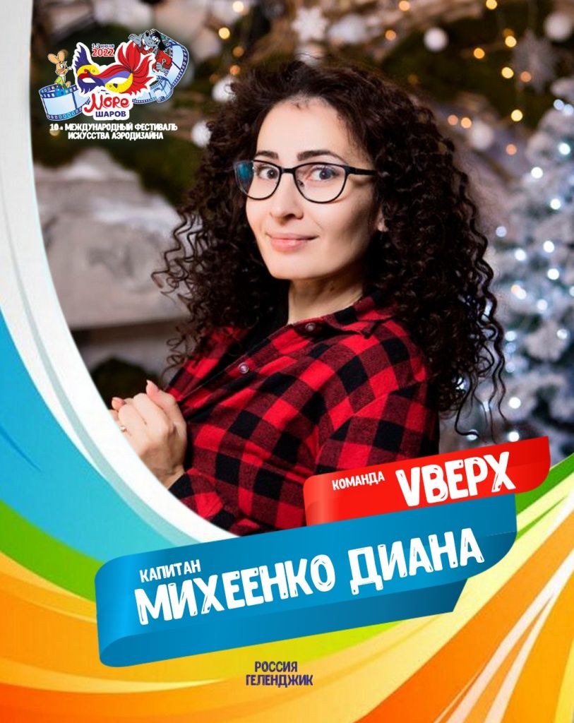 Диана Михеенко капитан профессиональной лиги команды Vверх Море Шаров 2022