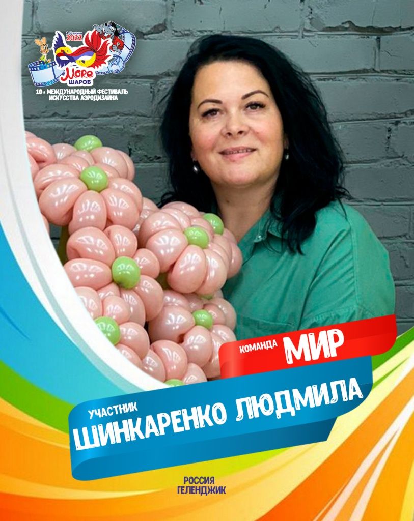 Шинкаренко участник фестиваля искусства аэродизайна Море шаров 2022 команда МИР