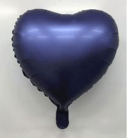 ПМ Сердце (32"/81 см) Синий Dark Blue 1шт в интернет магазине Праздникмастер