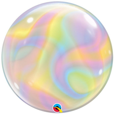 П Bubble (22"/56 см) Узор радужный Пастель 1шт