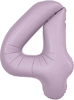 Р Цифра 4 (40"/102 см) Slim Орхидея 1шт