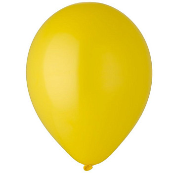 И Шар (5"/13 см) Светло-желтый (02) Yellow Пастель 100шт