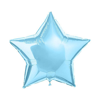 ПМ Звезда (19''/48 см) Голубой Light Blue Металлик 1шт