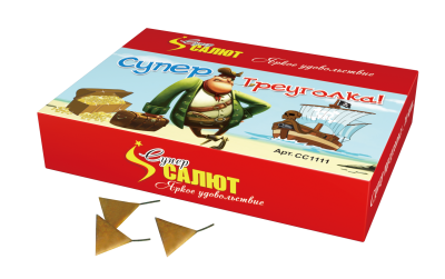 Петарда фитильная Супер треуголка 20шт