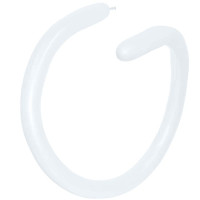 S ШДМ (2''/5 см) Белый (005) Пастель 100шт каталог шаров ШДМ