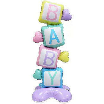 F Фигура (45''/114 см) 3D BABY на подставке 1шт
