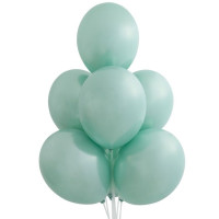 Б Шар (14"/36 см) Светло-зеленый (613) Light Green Glossy Хром 50шт продажа в интернет - магазине ПраздникМастер