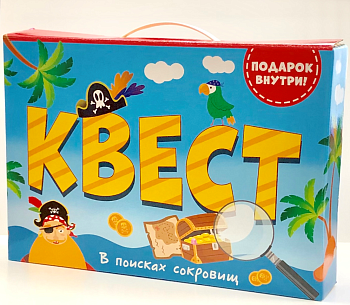 Квест игровой В поисках сокровищ 1шт фотография