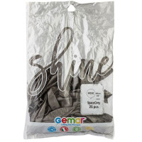 И Шар (18"/46 см) Темное серебро (90) Shiny Space grey Хром 25шт продажа в интернет - магазине ПраздникМастер