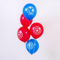С Шар (12"/30 см) С ДР Мстители MARVEL Ассорти Пастель 1ст 5шт MARVEL продажа в интернет - магазине ПраздникМастер