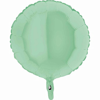 Г Круг (18"/46 см) Зеленый Matte Green Пастель 1шт