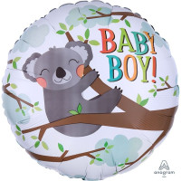 А Круг (18"/46 см) BABY BOY Коала 1шт в интернет магазине Праздникмастер