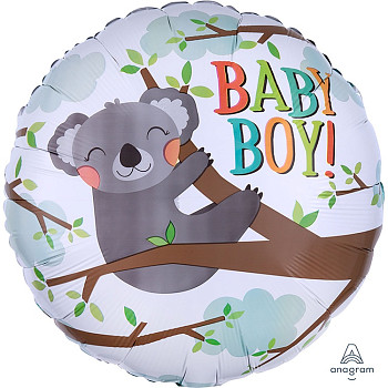 А Круг (18"/46 см) BABY BOY Коала 1шт