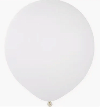 Q Шар (11"/28 см) Белый Стандарт White Пастель 10шт