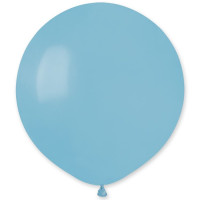 И Шар (19"/48 см) Нежно-голубой (72) Baby Blue Пастель 25шт продажа в интернет - магазине ПраздникМастер