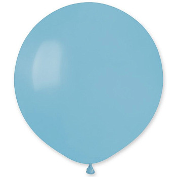 И Шар (19"/48 см) Нежно-голубой (72) Baby Blue Пастель 25шт