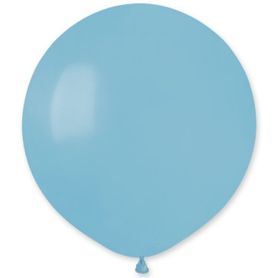 И Шар (19"/48 см) Нежно-голубой (72) Baby Blue Пастель 25шт продажа в интернет - магазине ПраздникМастер