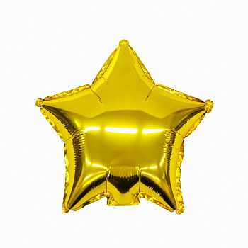 ПМ Мини-звезда (10''/25 см) Золото Gold Металлик 1шт