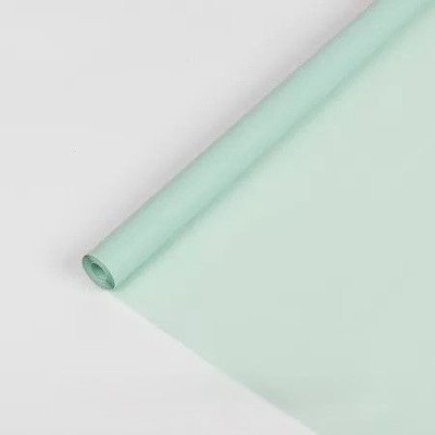 Пленка Матовая PASTEL Зеленый чай 60смх8м 40мкр 200г 1 рулон