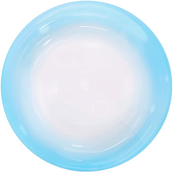 F Bubble Deco (20''/51 см) Голубой спектр Прозрачный 1шт