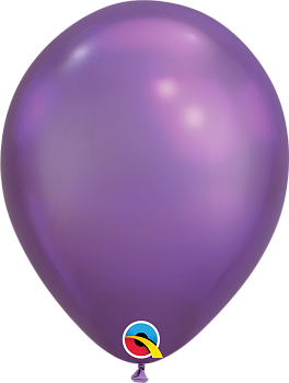 Q Шар (7"/18 см)  Хром Purple 100 шт