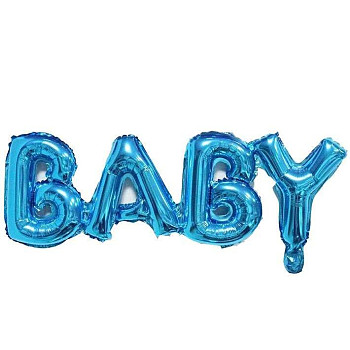 ПМ Надпись (32''/81 см) Baby Синий 1шт