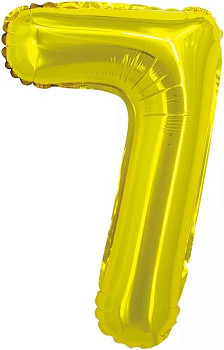 ПМ Цифра 7 (16''/41 см) Золото 1шт