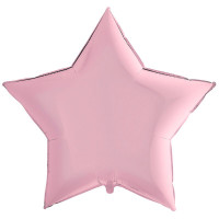 Г Звезда (36"/91 см) Розовый Pink Пастель 1шт в интернет магазине Праздникмастер