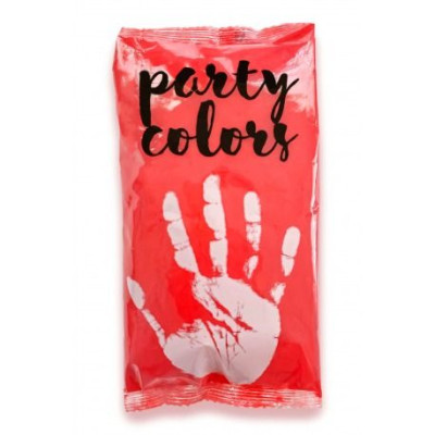 Краска Холи Party Colors Красная 100 г 1 шт фотография