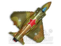 Ф Фигура (39''/99 см) Истребитель Военный 1шт в интернет магазине Праздникмастер