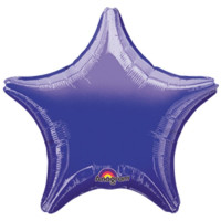А Звезда (19"/48 см) Фиолетовый Purple Металлик 1шт в интернет магазине Праздникмастер