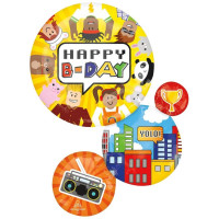 А Фигура (28"/71 см) С ДР HB Party Блоки Виртуальный Мир 1шт в интернет магазине Праздникмастер