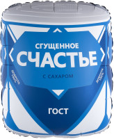 F Фигура (34''/86 см) Сгущенка Счастье Сатин 1шт в интернет магазине Праздникмастер