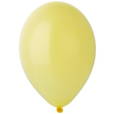 И Шар (12"/30 см) Нежно-желтый (43) Baby Yellow Пастель 100шт продажа в интернет - магазине ПраздникМастер