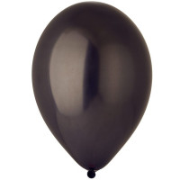 И Шар (12"/30 см) Черный (65) Black Металлик 100шт продажа в интернет - магазине ПраздникМастер