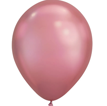 Q Шар (7"/18 см) Розово-лиловый Mauve Хром 100шт