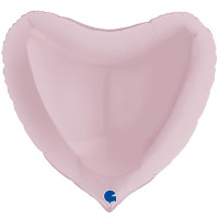 Г Сердце (36"/91 см) Розовый Pink Пастель 1шт в интернет магазине Праздникмастер