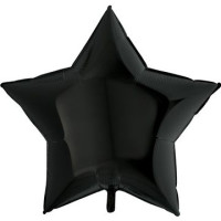 Г Звезда (36"/91 см) Черный Black Пастель 1шт в интернет магазине Праздникмастер