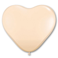 Q Сердце (6"/15 см) Телесный Blush Пастель 10шт продажа в интернет - магазине ПраздникМастер