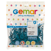 И Шар (5"/13 см) Бирюзовый (68) Turquoise Пастель 100шт продажа в интернет - магазине ПраздникМастер
