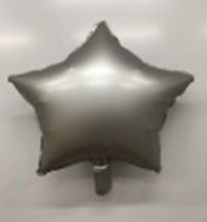 ПМ Звезда (18"/46 см) Серебро Silver Grey 1шт в интернет магазине Праздникмастер
