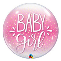 П Bubble (22"/56 см) Baby Girl конфетти 1шт