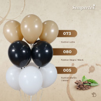 S Шар (12''/30 см) Черный (080) Пастель 50шт продажа в интернет - магазине ПраздникМастер